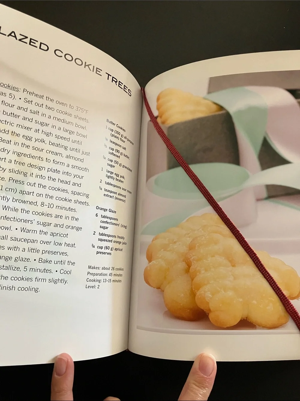 Golden Book of Cookies 2008 Hardcover Baking Cookbook Gilded Edges Bookmark